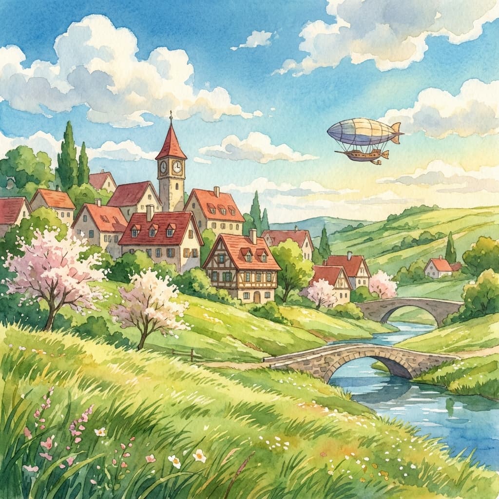 Anime Ghibli Style template